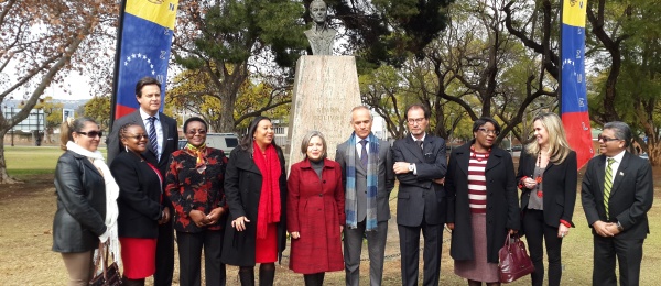 Embajada de Colombia en Sudáfrica participó en conmemorativo del natalicio del libertador