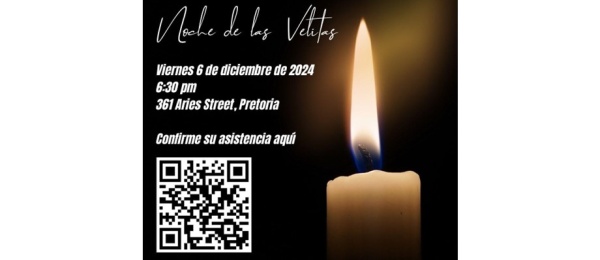 Celebra la noche de las velitas este 6 de diciembre de 2024 en la Embajada de Colombia en Sudáfrica y su sección consular